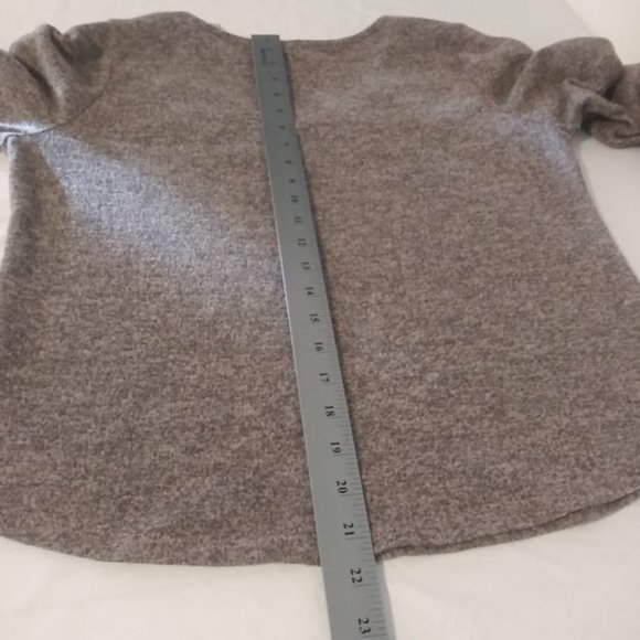 Adrienne Vittadini women's size L light pink and black marbled sweater - Picture 12 of 15